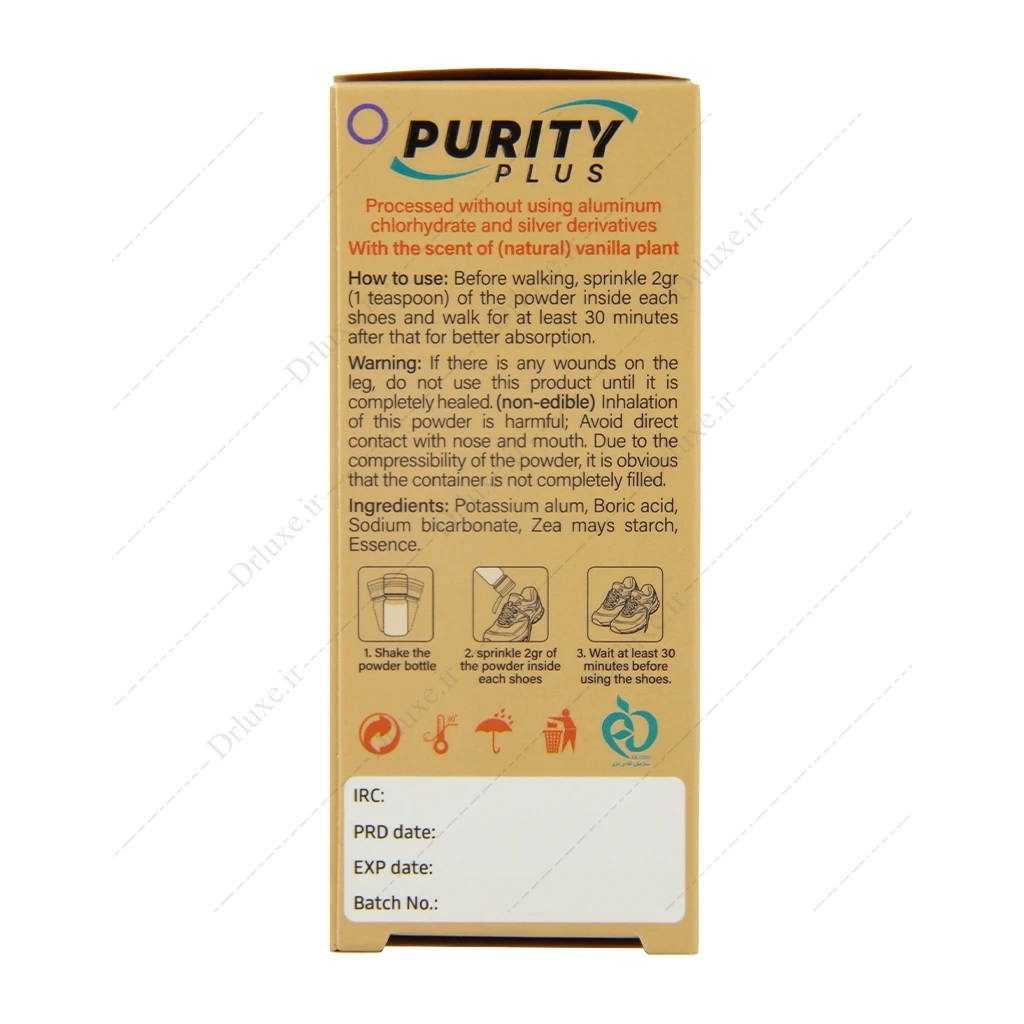 بوگیر کفش رایحه گل طبیعی وانیل پیوریتی پلاس